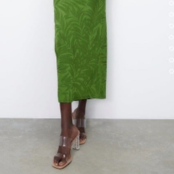 NWT. Zara Vinyl Sandals with Methacrylate Heels - Picture 7 of 11